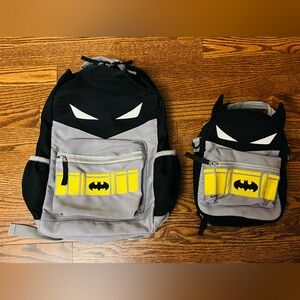 Hanna Andersson Batman Backpack and Lunchbox